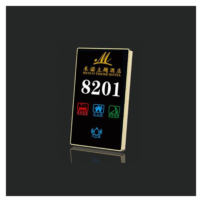 Hotel Room Electronic Number Display Sign System