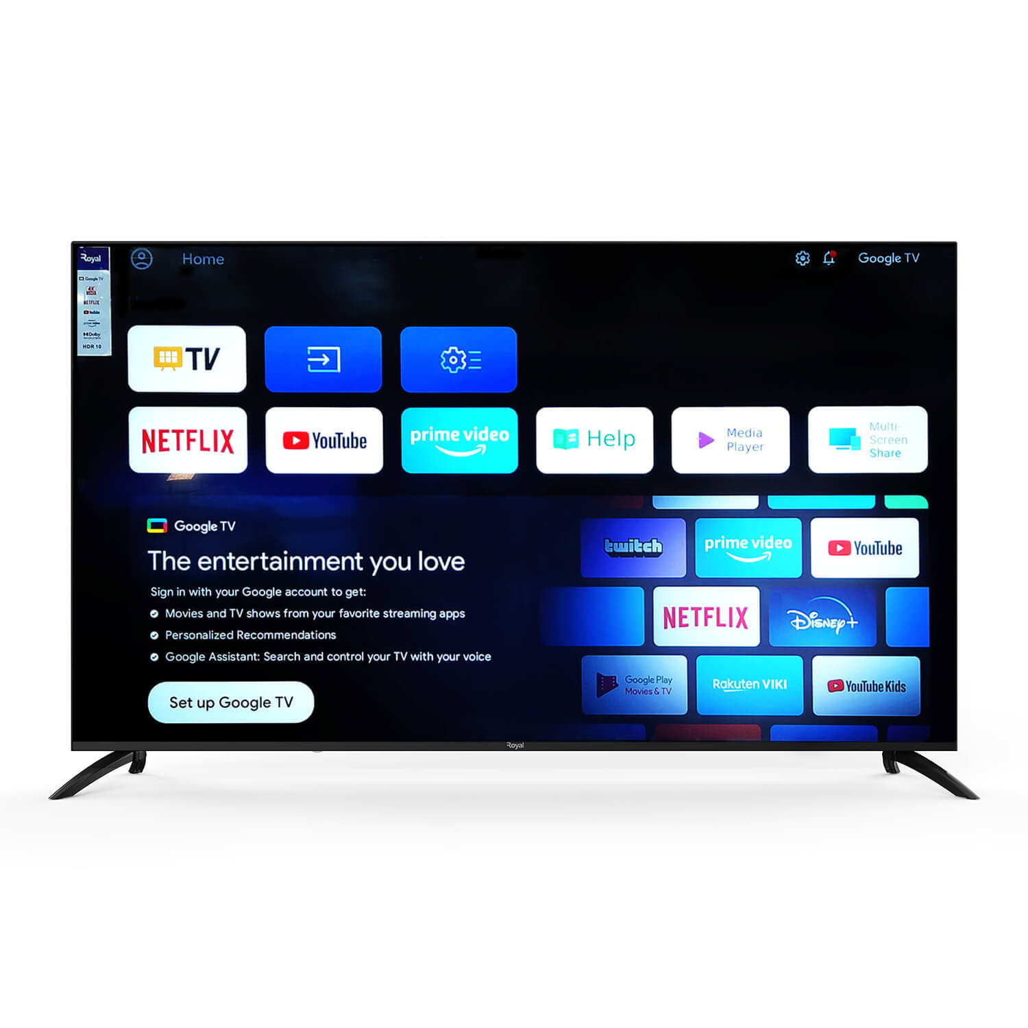 Royal 55″ QLED Google TV (RTV55QM8B)