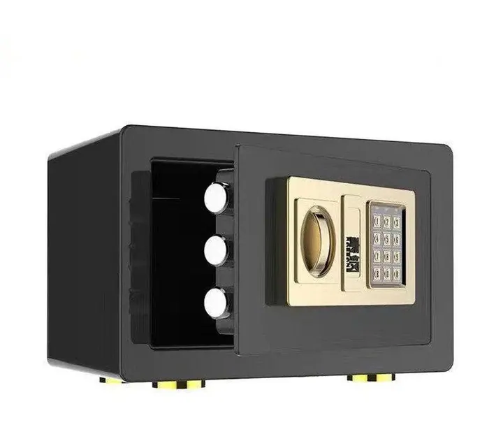 BAS20CM-2 Basec Luxury Mini Fireproof Safe Box With Password and Manual Key Unlock
