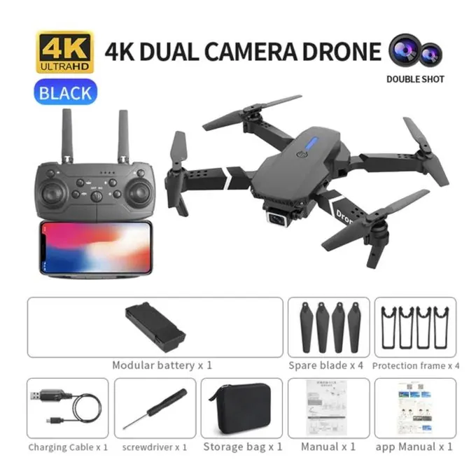 Drone E88S With Full HD Video Resolution