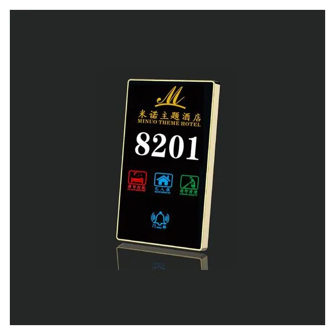 Hotel Room Electronic Number Display Sign System